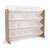 Tot Tutors Super-Sized Toy Storage Organizer w/ 16 Bin, Universal, Natural/White