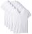 5-Pack Hanes Men’s ComfortBlend V-Neck T-Shirt w/ FreshIQ (White)