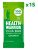 HEALTH WARRIOR Chia Bars, Coconut, Gluten Free, Vegan, 25g bars, 15 Count [Coconut] $10.06