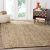Safavieh Natural Fiber Collection NF447N Hand Woven Natural and Ivory Jute Area Rug (9′ x 12′)