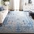 Safavieh Adirondack Collection ADR109A Grey and Blue Oriental Vintage Distressed Area Rug (9′ x 12′)