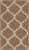 Maples Rugs Rebecca Contemporary Kitchen Rugs Non Skid Accent Area Carpet [Made in USA], 1’8 x 2’10, Café Brown/White